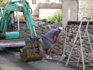 Début du démontage .